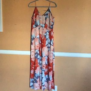 LOFT Floral Maxi Dress
